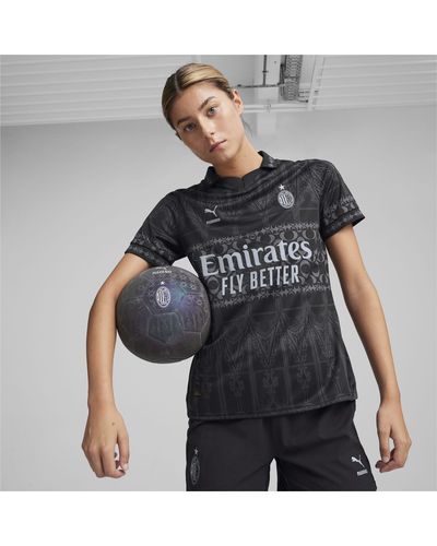 PUMA Camiseta de Fútbol AC Milan x Pleasures - Gris