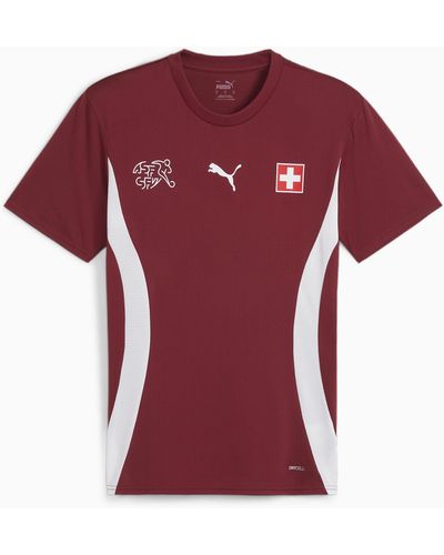 PUMA Schweiz Fußball-Aufwärmtrikot - Rot