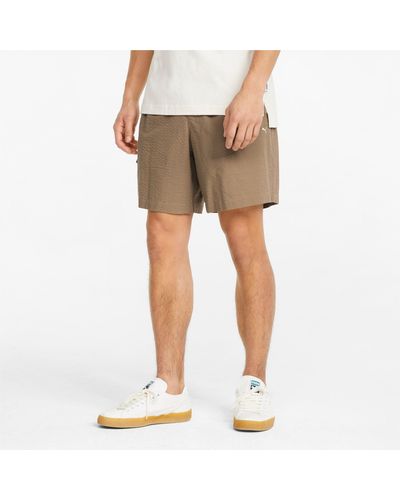 PUMA MMQ Seersucker Shorts - Mehrfarbig
