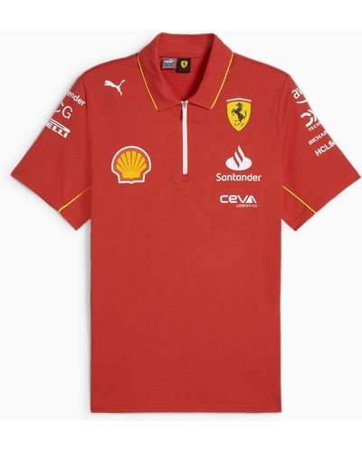 PUMA Polo Replica Scuderia Ferrari 2024 - Rouge