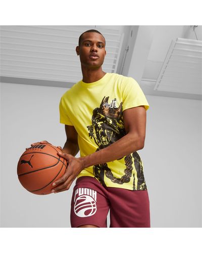 PUMA T-Shirt da basket Franchise con grafica da - Multicolore
