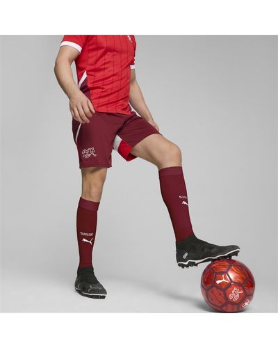 PUMA Zwitserland Replica Voetbalshort - Rood