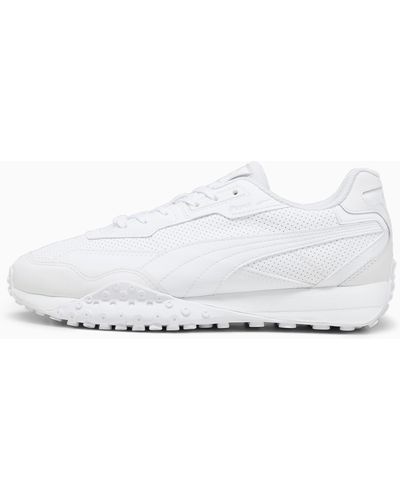 PUMA Blktop Rider Leather Sneakers Schuhe - Weiß