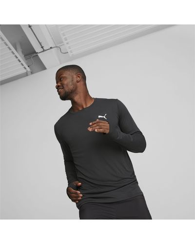 PUMA Run Favourite Long Sleeve Running T-shirt - Black