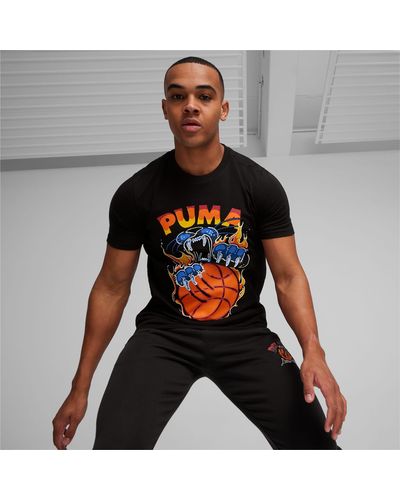 PUMA Tsa Basketbal-t-shirt - Zwart