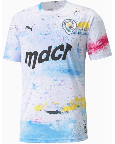 PUMA Man City x MDCR Fußballtrikot mit Grafik - Weiß