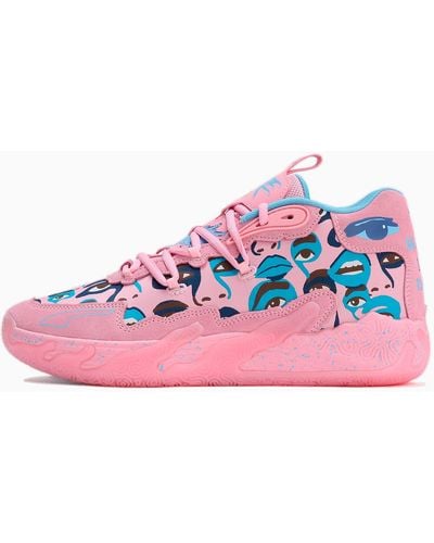 PUMA Mb.03 Kid Super Basketball Shoes - Pink