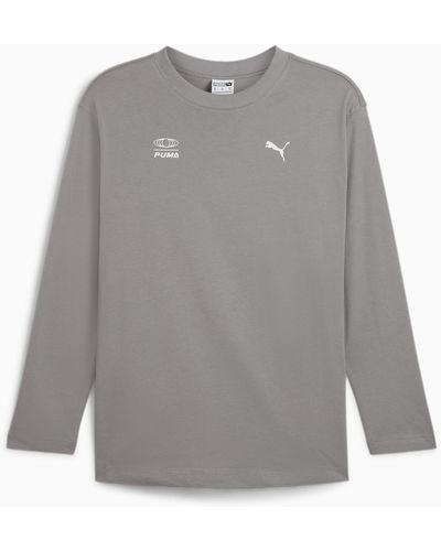 PUMA Dare To T-shirt Met Lange Mouwen - Grijs