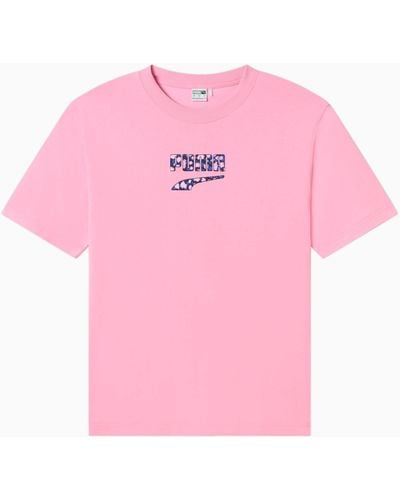 PUMA DOWNTOWN T-Shirt - Pink