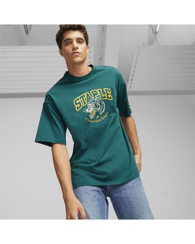 PUMA Camiseta Gráfica s Staple - Verde