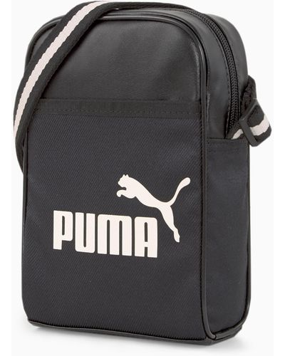 PUMA Campus Compact Schoudertas - Zwart