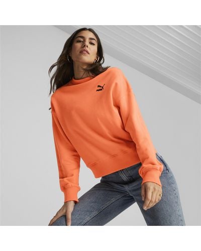 Orange puma sweatshirt sales