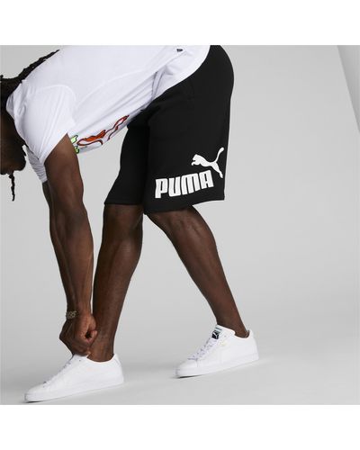 PUMA Logo 10" Shorts - Black