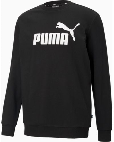 PUMA Essentials Big Logo Sweatshirt mit Rundhalsausschnitt - Schwarz