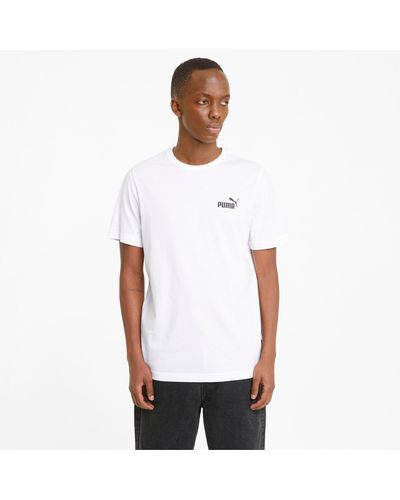 PUMA Camiseta Essentials Small Logo - Blanco