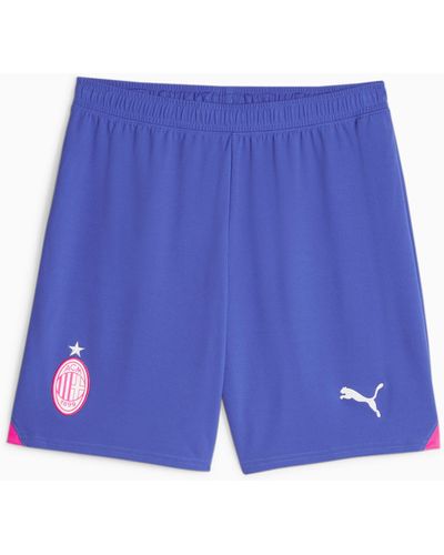 PUMA Shorts de Fútbol AC Milan - Azul