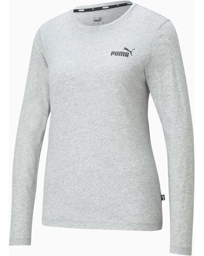 PUMA Essentials T-shirt Met Lange Mouwen - Grijs