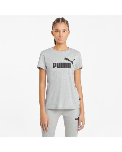PUMA Essentials Logo T-Shirt - Grau