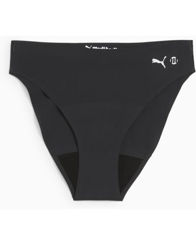 PUMA X Modibodi Seamfree Active Bikinislip Matig-zwaar Voor - Zwart