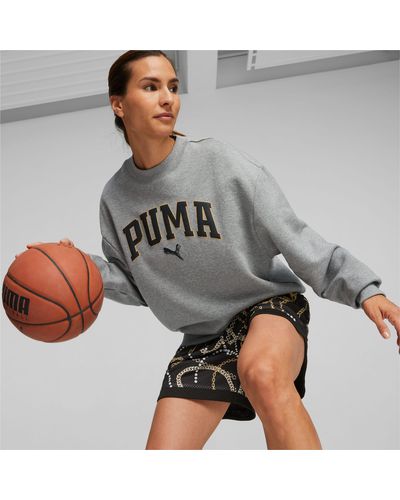 PUMA Gold Standard Basketbal-sweatshirt - Grijs