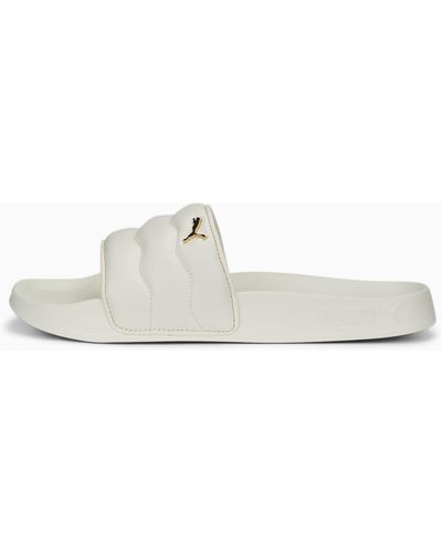 Metallic on sale puma slides