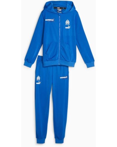 PUMA Olympique de Marseille FtblCore Trainingsanzug Teenager - Blau