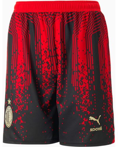 PUMA Shorts de Fútbol A.c. Milan X Koché - Rojo