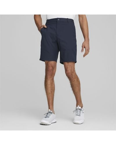 PUMA Dealer 8" Golf Shorts - Blue