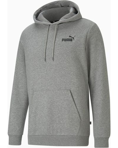 PUMA Essentials Small Logo Hoodie - Grey