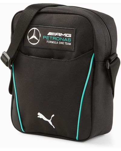 PUMA Tragbare Mercedes F1 Umhängetasche - Schwarz