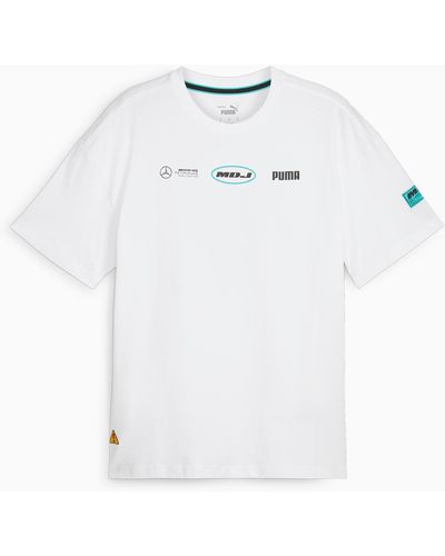 PUMA Camiseta Gráfica Mercedes-Amg Petronas Motorsport x Mdj - Blanco
