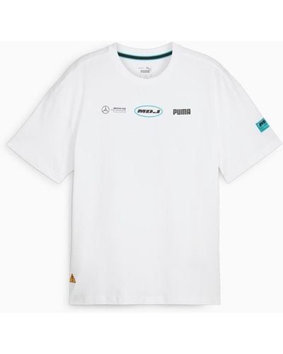 PUMA Mercedes-AMG Petronas Motorsport x MDJ Graphic T-Shirt - Weiß