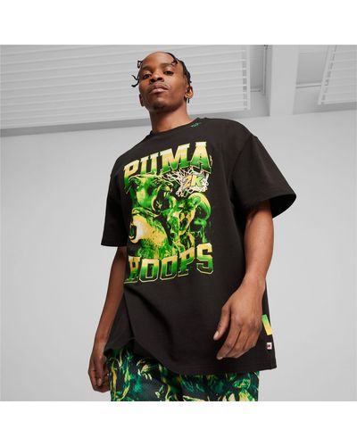 PUMA T-shirt De Basketball Hoops X 2k - Vert