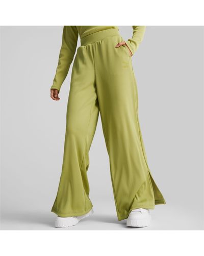 PUMA Pantalones de Canalé Classics - Verde