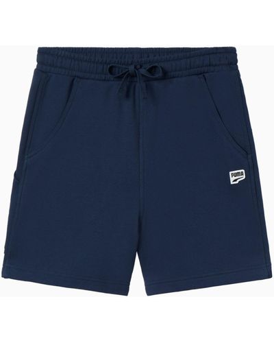 PUMA DOWNTOWN Hochgeschnittene Shorts - Blau