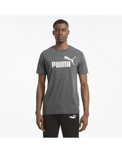 PUMA T-Shirt Essentials Heather - Nero