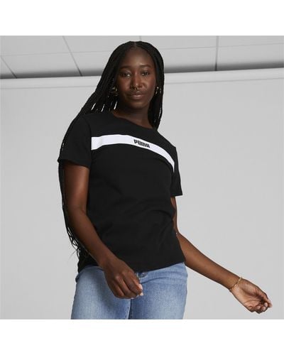 PUMA Upfront Line T-shirt - Black