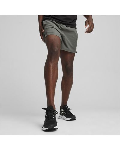 PUMA Shorts de Entrenamiento 5 Ultrabreathe Stretch - Gris