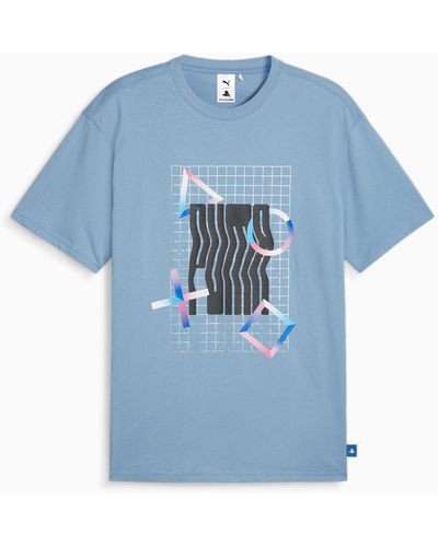 PUMA X PLAYSTATION T-Shirt - Blau