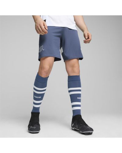PUMA Shorts da calcio Svizzera replica da - Blu
