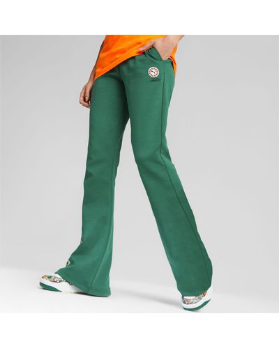 PUMA Pantalones de Acampanados X Liberty - Verde