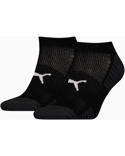 PUMA Sport Cushioned Trainer Socks 2 Pack - Black