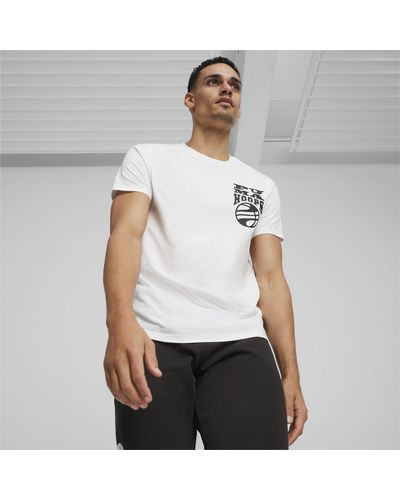 PUMA T-Shirt da basket Hooper da - Bianco