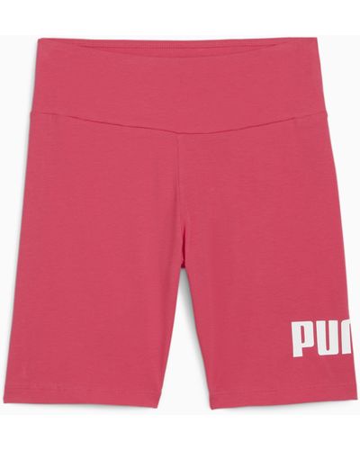 PUMA Essentials Logo Kurze Leggings - Pink