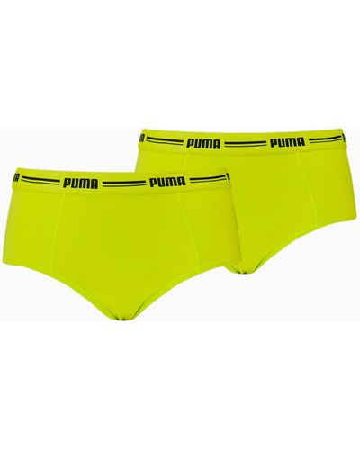 PUMA Lot De 2 Mini-shorts - Jaune