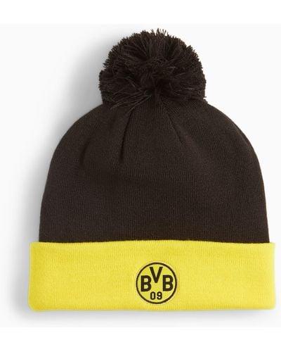 PUMA Borussia Dortmund Fan Pom Knit Hat At Nordstrom - Yellow