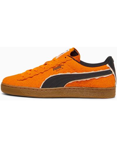 PUMA X DIE SCHLÜMPFE Suede Sneaker - Orange
