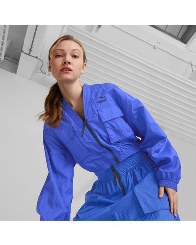 PUMA Dare To Woven Jacke für Frauen - Blau