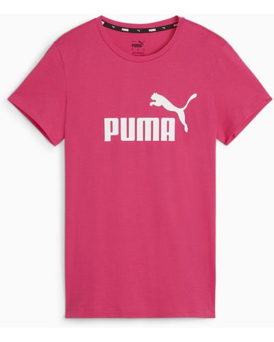PUMA T-shirt Essentials Logo - Rose