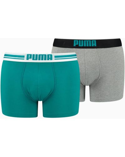 PUMA Placed Logo -Boxershorts 2er-Pack - Mehrfarbig